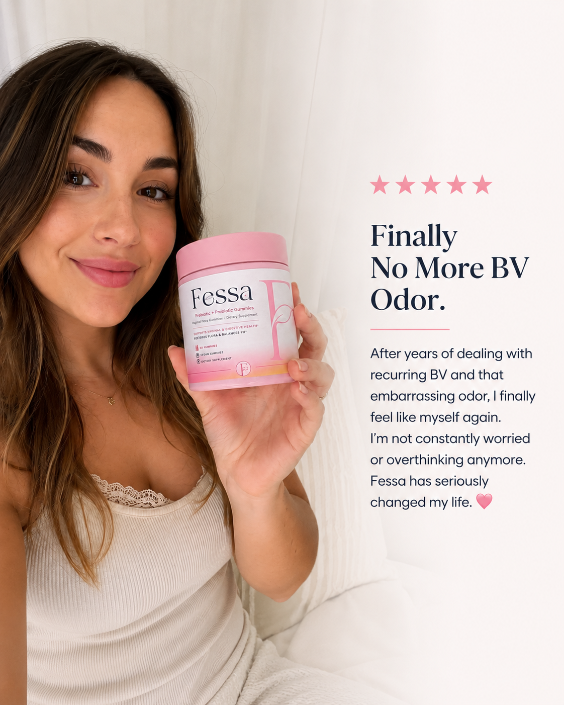 Fessa | All-in-1  Women's Vaginal Prebiotic + Probiotic Gummies